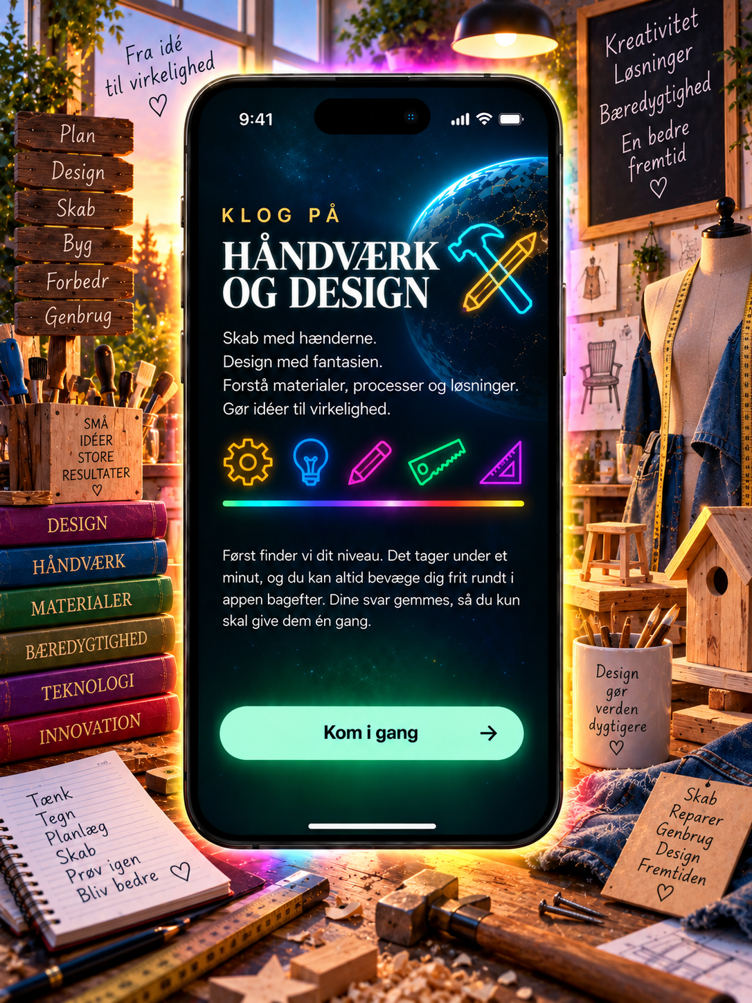 KLOG PÅ – HÅNDVÆRK OG DESIGN