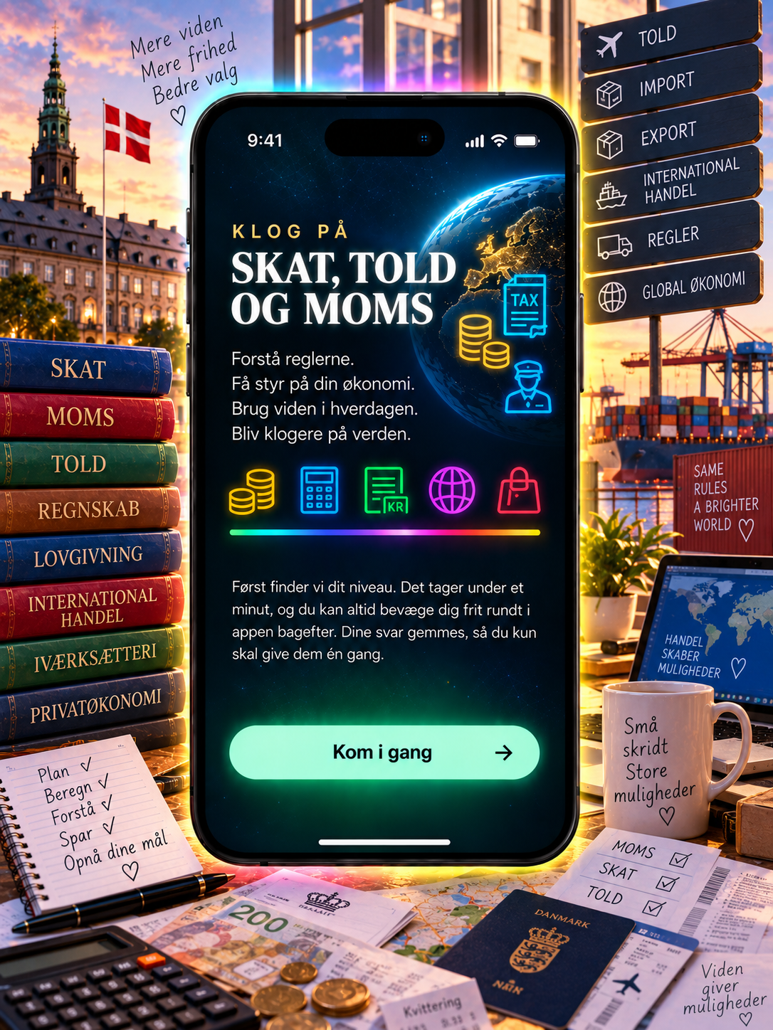 KLOG PÅ – SKAT, TOLD OG MOMS