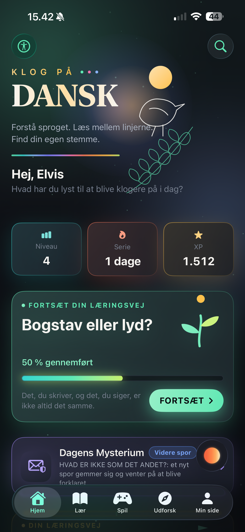 KLOG PÅ - DANSK