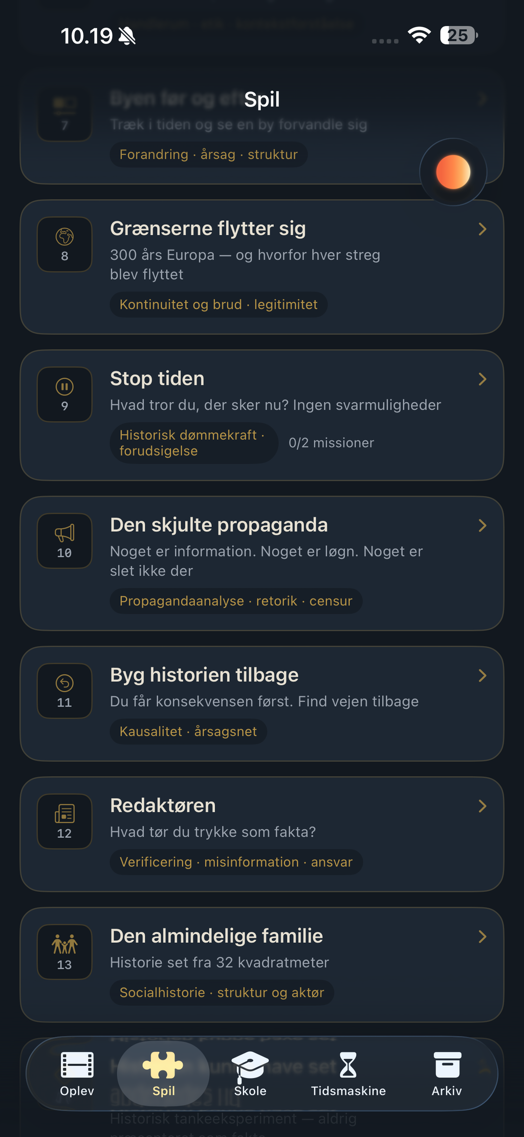 KLOG PÅ - HISTORIE