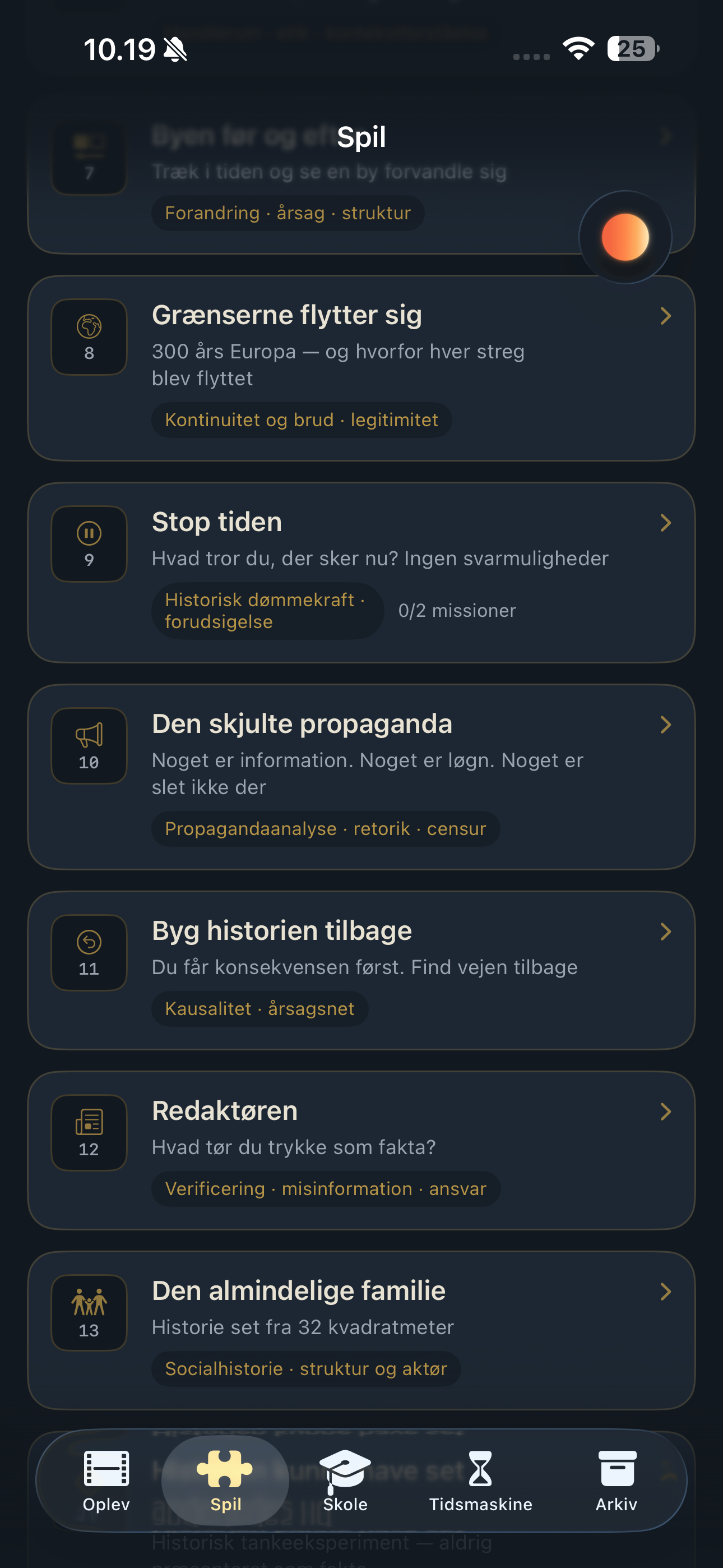 KLOG PÅ - HISTORIE